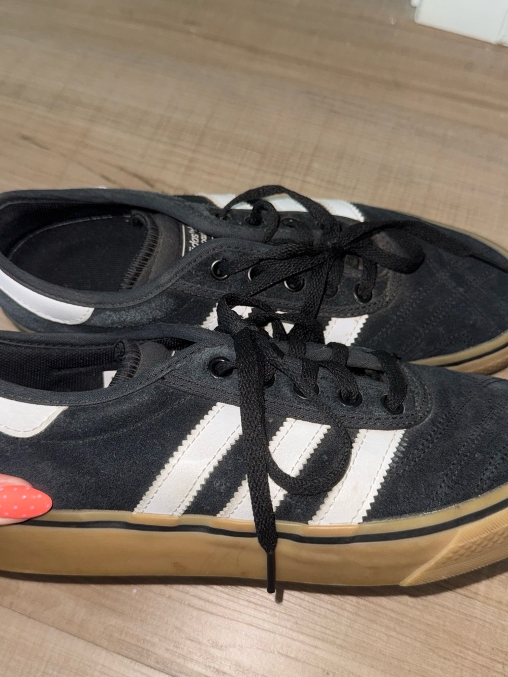 Adidas Skateboarding Black and White Skate Shoe